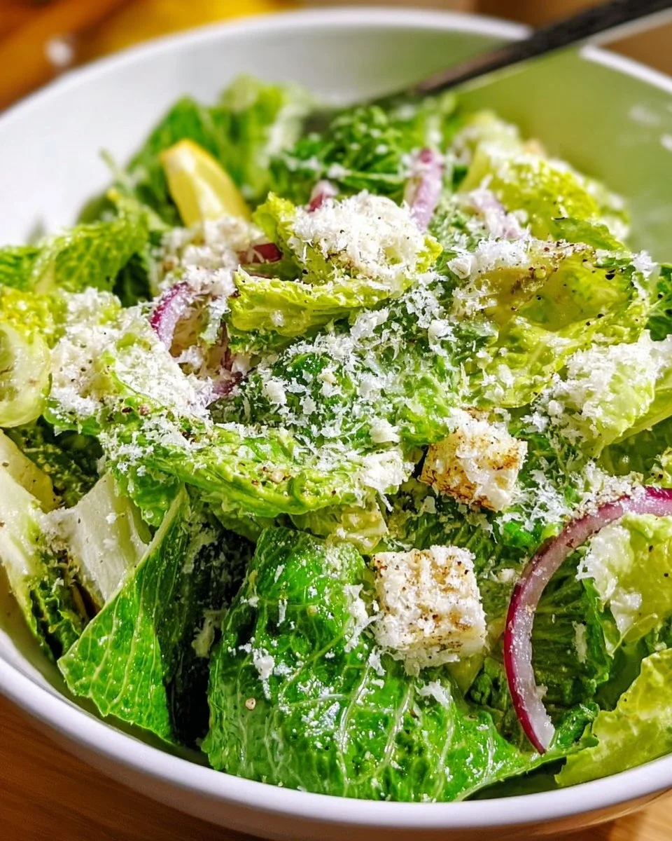 5-Minute Lemon Parmesan Lettuce Salad