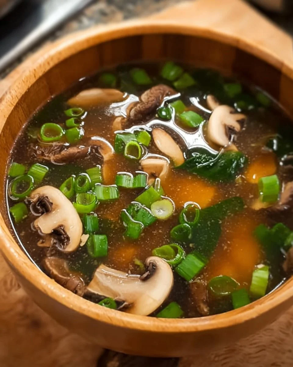 Cozy Japanese Clear Soup Hibachi Style